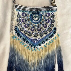 Bohemian Beaded Festival Fringe Bag
